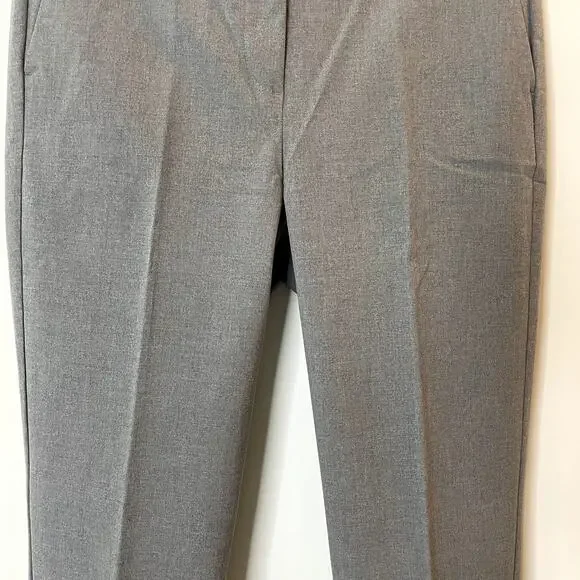 J.Crew Factory Slim Fit Full Length Trouser Pant Office CB286 Heathered Grey 10 - Picture 5 of 14